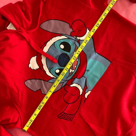 Disney Stitch Hoodie Sweatshirt Size Large - Picture 6 of 8